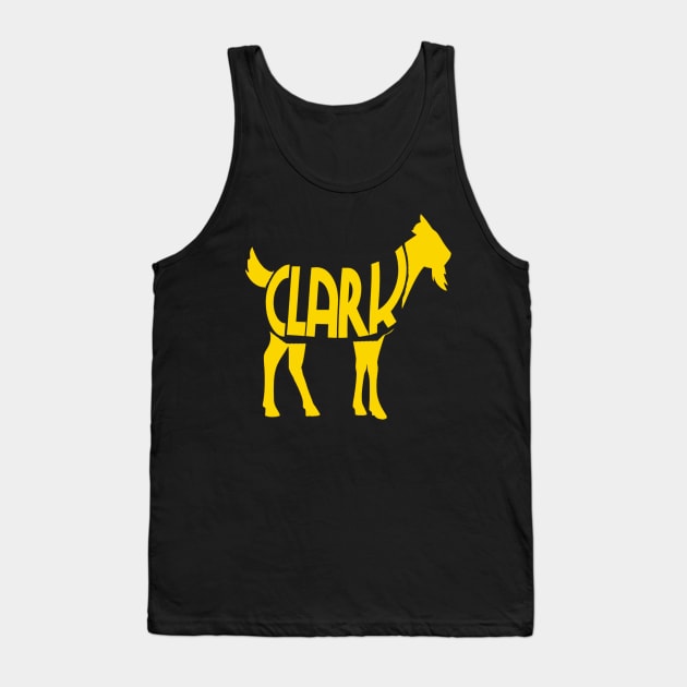 Goat 22 Caitlin CLark yellow Color Tank Top by thestaroflove